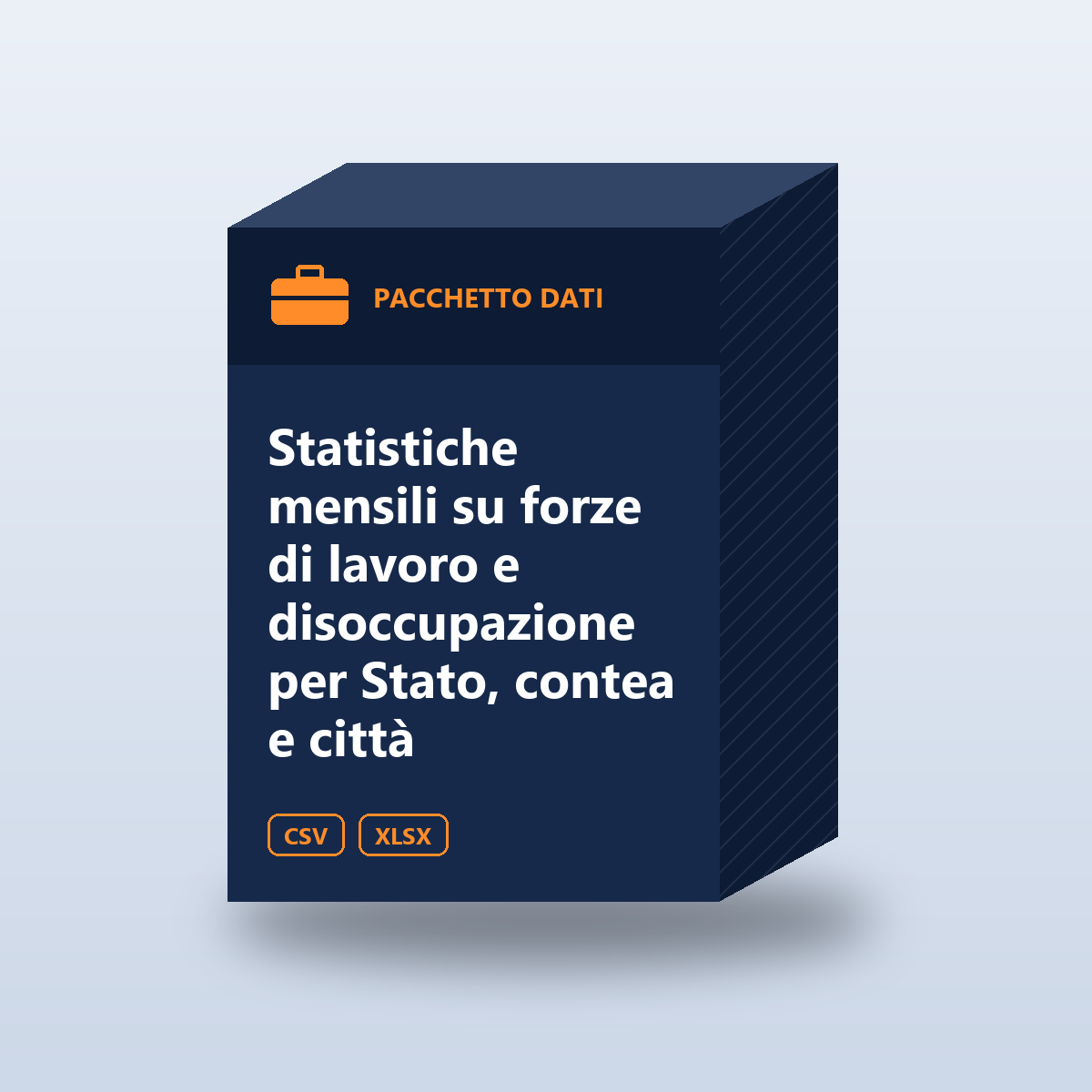 Statistiche mensili su forze di lavoro e disoccupazione per Stato, contea e città